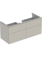 Geberit Xeno² alsó szekrény mosdóhoz 117,4x46,2 cm, négy fiókkal, matt greige 500.518.00.1