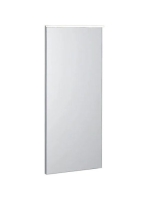 Geberit Xeno² tükör LED-világítással 40x91 cm, szálcsiszolt alumínium 500.520.00.1