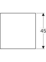 Geberit Xeno² üvegpolc 45x45 cm 500.523.00.1
