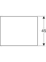 Geberit Xeno² üvegpolc 58x45 cm 500.524.00.1