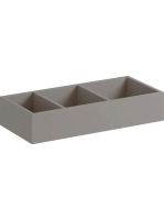 Geberit Xeno² fiókbetét 32,3x15 cm, H osztás, faerezetes szürke/strukturált lakkozott felület 500.526.00.1