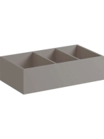 Geberit Xeno² fiókbetét 37,3x20,8 cm, H osztású, faerezetes szürke/strukturált felület 500.527.00.1