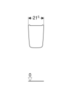 Geberit Smyle szifontakaró kézmosóhoz 500.575.01.1
