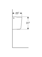 Geberit Smyle szifontakaró kézmosóhoz 500.575.01.1