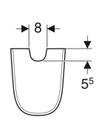 Geberit Smyle szifontakaró 500.576.01.1