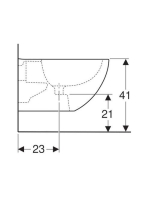Geberit Acanto fali bidé 500601012 (500.601.01.2)