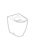 Geberit Acanto mélyöblítésű álló WC-csésze, Rimfree, fehér 500602012 (500.602.01.2)