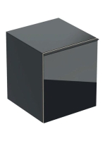 Geberit Acanto oldalsó szekrény egy fiókkal 45x52 cm, fekete 500.618.16.1