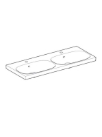 Geberit Acanto dupla mosdó 120x48,2 cm 500627012 (500.627.01.2)