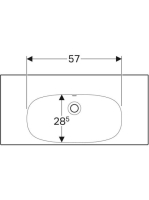 Geberit Acanto mosdó rövidített kivitel 90x42,2 cm 500634012 (500.634.01.2)