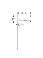 Geberit Acanto kézmosó 40x25 cm 500635012 (500.635.01.2)