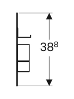 Geberit Group mágneses tábla tárolódobozokkal 45x39 cm, fehér 500.649.01.2