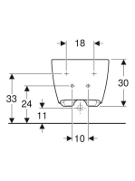 Geberit ONE bidé, zárt forma, 54cm 500.690.01.1