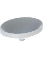 Geberit VariForm 50 cm beépíthető mosdó, ovális, túlfolyó nélkül 500.711.01.2