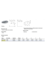 Geberit VariForm beépíthető mosdó, ovális, csaplyuk-peremmel, túlfolyóval 500712012 (500.712.01.2)