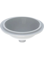 Geberit VariForm alulról beépíthető kerek mosdó 39 cm, túlfolyó nélkül 500.747.01.2