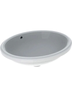 Geberit VariForm alulról beépíthető ovális mosdó 56 cm, túlfolyóval 500.752.01.2