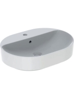 Geberit VariForm pultra ültethető mosdó, csaplyuk-peremmel, túlfolyó látható 500777012 (500.777.01.2)