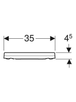 Geberit Xeno2 WC-ülőke Soft-Close, gyorskioldóval 500833011 (500.833.01.1)