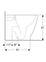 Geberit Smyle Square álló WC, Rimfree, 35x54 cm 500.840.00.1 (500840001)