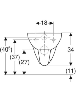 Geberit Selnova Comfort mélyöblítésű fali WC 35,5x70 cm hoszabb kivitel 501.044.00.7