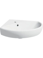 Geberit Selnova sarok kézmosó 59x56 cm, csaplyukkal és túlfolyóval 501.050.00.5