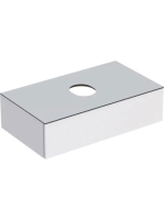 Geberit VariForm alsó szekrény pultra ültethető mosdóhoz 90x51 cm, 1 fiókkal, pakolófelülettel, magasfényű fehér 501.165.00.1