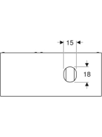 Geberit VariForm alsó szekrény pultra ültethető mosdóhoz 120x51 cm, 2 fiókkal, pakolófelülettel, magasfényű fehér 501.171.00.1