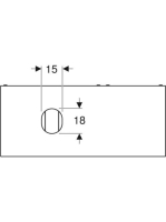 Geberit VariForm alsó szekrény pultra ültethető mosdóhoz 120x51 cm, 3 fiókkal, pakolófelülettel, magasfényű fehér 501.183.00.1