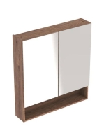 Geberit Selnova Square 2 ajtós tükrös szekrény 58,8x85 cm, hikoridió 501.266.00.1