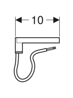 Geberit lámpa tükrös szekrényhez, króm 501.280.00.1