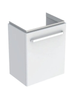 Geberit Selnova Compact 1 ajtós alsó szekrény mosdóhoz 50x36,7cm, fényezett fehér 501.492.00.1