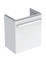 Geberit Selnova Compact 1 ajtós alsó szekrény mosdóhoz 55x36,7cm, fényezett fehér 501.494.00.1