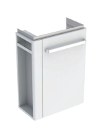 Geberit Selnova Comfort alsó szekrény kézmosóhoz 50 cm, bal oldali törölközőtartó, rövidített kivitel, fehér 501.496.00.1