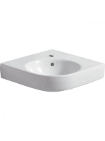 Geberit Selnova Compact sarok 69,5x61,5 cm kézmosó túlfolyóval, fehér 501.508.00.7