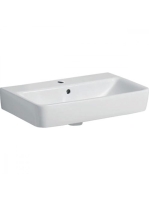 Geberit Selnova Compact kerámia mosdó 60x37cm csaplyukkal és túlfolyóval 501.511.00.7