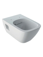 Geberit Selnova Square fali WC, mélyöblítésű, részben zárt forma, Rimfree 501.546.01.1