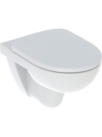 Geberit Selnova Rimfree mélyöblítésű fali WC csésze 35,5x53 cm, Duroplast ülőkével, fehér 501.751.00.1