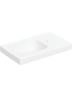 Geberit iCon Light kézmosó 53x31 cm, jobb oldali csaplyukkal, túlfolyó nélkül, matt fehér 501.832.JT.1