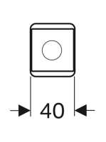 Geberit állítható magasságú lábkészlet, krómozott 501.919.00.1 (501919001)