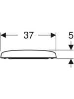Geberit Selnova Compact WC-ülőke, lecsapódásgátlós, gyorskioldós, fehér 501.931.00.1