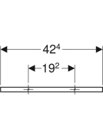 Geberit törölközőtartó mosdószekrényhez, fényes króm 502.328.00.1