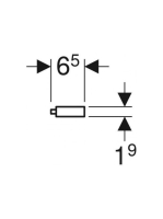 Geberit törölközőtartó mosdószekrényhez, láva 502.328.JK.1