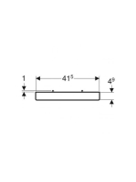 Geberit törölközőtartó mosdószekrényhez, láva 502.328.JK.1