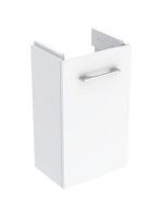 Geberit Selnova Square egy ajtós szekrény kézmosóhoz 32,3x55,7 cm, magasfényű fehér 502.730.00.1