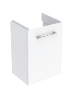 Geberit Selnova Square egy ajtós szekrény kézmosóhoz 38,6x55,7 cm, magasfényű fehér 502.734.00.1