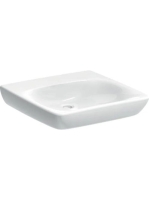 Geberit Selnova Comfort akadálymentes mosdó 60x55 cm, csaplyuk és túlfolyó nélkül 502.771.00.7