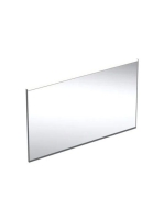 Geberit Option Plus Square tükör 120x70 cm, közvetlen és közvetett világítással, matt fekete 502.785.14.1