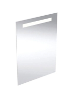 Geberit Option Basic Square tükör felső világítással 50x70 cm, eloxált alumínium 502.804.00.1