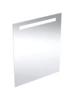 Geberit Option Basic Square tükör felső világítással 60x70 cm, eloxált alumínium 502.805.00.1